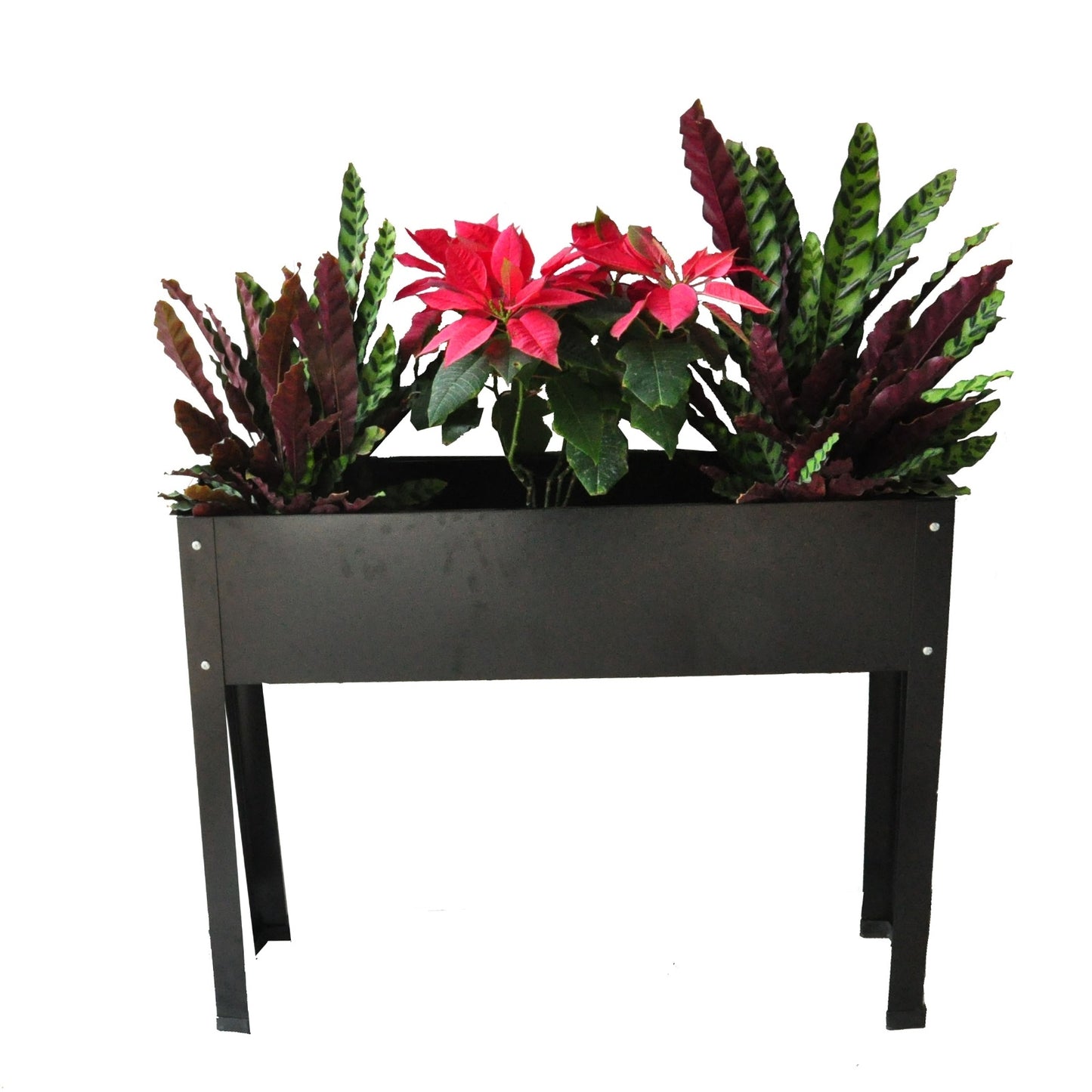 Metal Elevated Garden Bed For Backyard & Terrace - Large Outdoor Flowerpot Box