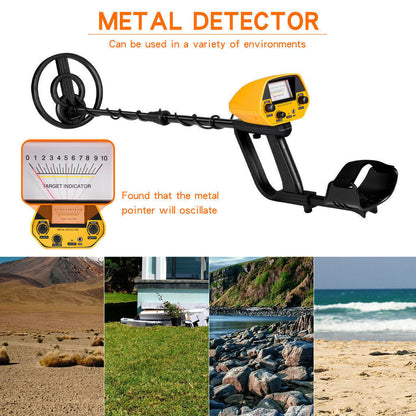 Deep Underground Metal Detector Professional Hunt Treasure Gold Coins Waterproof