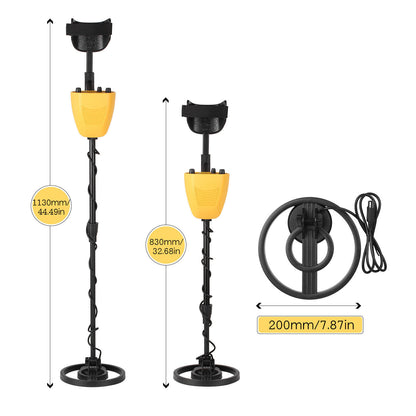 Deep Underground Metal Detector Professional Hunt Treasure Gold Coins Waterproof